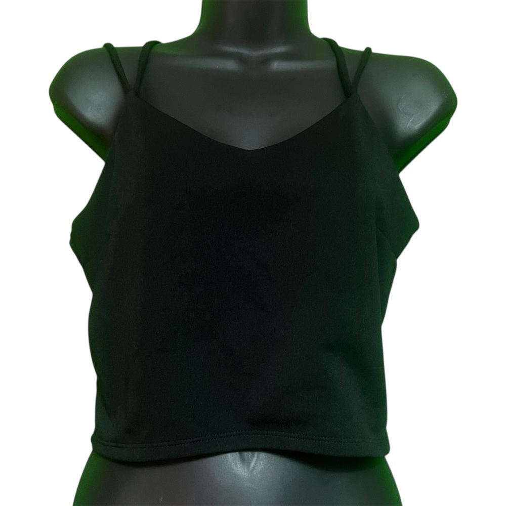 Express Black Double Strap Tank Top